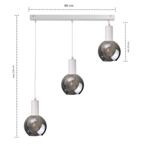 Lampa wisząca 3xE27 SUPRA WHITE na Arena.pl