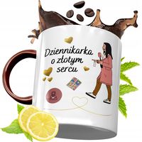 Kubek Bordowy Dla Dziennikarza Na Urodziny Prezent Z Nadrukiem Ze Zdjęciem