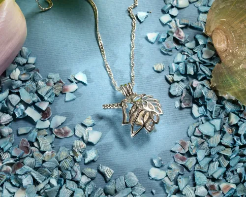 Naszyjnik Jednorożec z Dwoma Perłami - Prezent dla Dziewczyny na Arena.pl