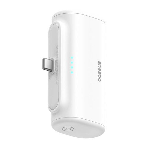 powerbank baseus compact 5000mah, 20w, usb-c (biały) na Arena.pl