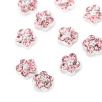 10x MollyNails Ozdoby do paznokci kwiatki 3D K1123