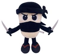 MASKOTKA PLUSZAK BRAINROT Cappuccino Assassino NINJA KAWA TRALALERO TRALALA