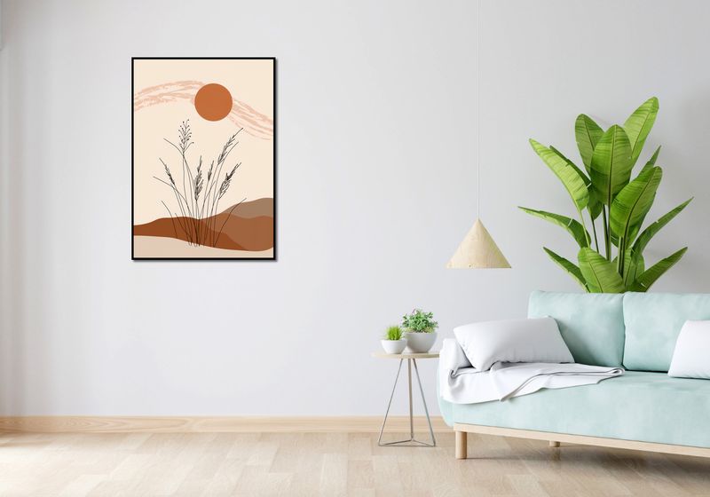 Plakat 67,5x95cm Złote Źdźbła zdjęcie 4