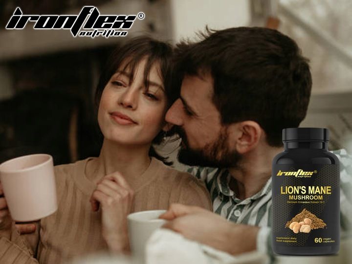 IRONFLEX LION'S MANE 60 kap 500mg SOPLÓWKA JEŻOWATA 10:1 KONCENTRACJA STRES zdjęcie 4