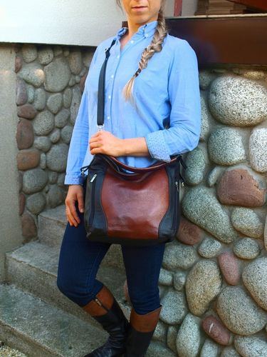 SKÓRZANA TOREBKA LISTONOSZKA 4 KOL SKÓRA WOREK na Arena.pl