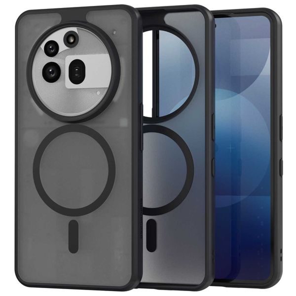 Spacecase Hybrid Mag Nothing Phone 3A Pro Black zdjęcie 1