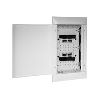 Rozdzielnica wnękowa PRACTIBOX S MULTIMEDIALNA 3X12 DO ŚCIAN PEŁNYCH DRZWI BIAŁE Legrand 135703