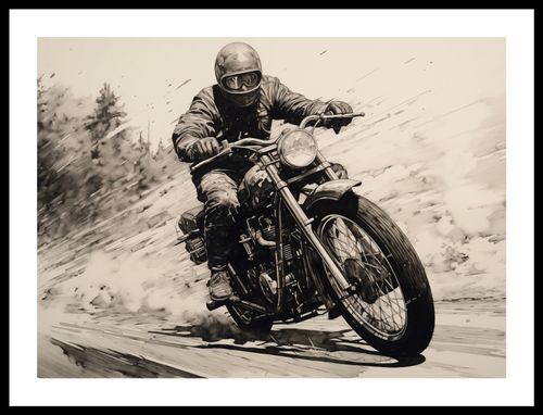 Plakat 55x40cm Na Pełnej Prędkości na Arena.pl