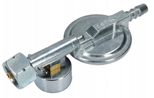 WĄŻ DO GAZU 2M REDUKTOR GAZOWY DO BUTLI Z MANOMETREM 11KG OPASKI USZCZELKI na Arena.pl