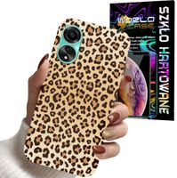 ETUI DO OPPO A78 4G - PANTERKA WZORKI MODNE WZORY DLAKOBIET + SZKŁO