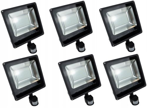 6x HALOGEN LED 200W Z CZUJKĄ na Arena.pl