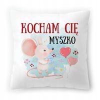 Poduszka Myszki Na Urodziny Na Prezent Z Nadrukiem Ze Zdjęciem