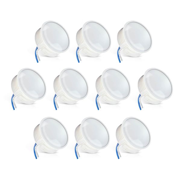 Zestaw 10x moduł LED INSERT 5W 6000K MILKY zdjęcie 1