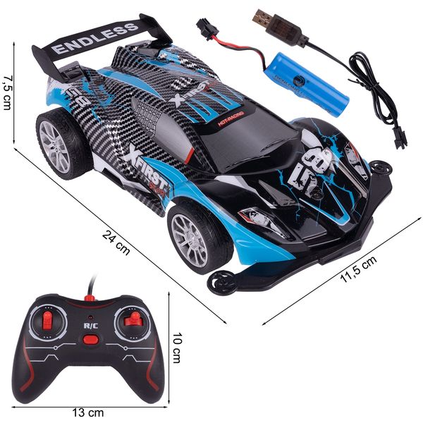 Samochód Wyścigowy RC Kaskader Auto 1:16 Ładowarka zdjęcie 2