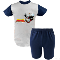 Krótka Piżama dziecięca Kung fu Panda