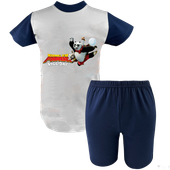 Krótka Piżama dziecięca Kung fu Panda