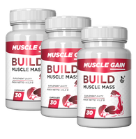 Muscle Gain Sarsaparilla L-arginina Owies Buzdyganek Palma Sabałowa 90 kaps