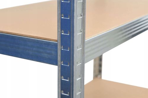 REGAŁ MAGAZYNOWY GARAŻOWY METALOWY WARSZTATOWY OCYNK 2W1 MDF 150cm na Arena.pl