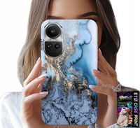 ETUI DO OPPO RENO10 PRO 5G - MARMUREK MARMURKI DAMSKIE WZORY +FOLIA