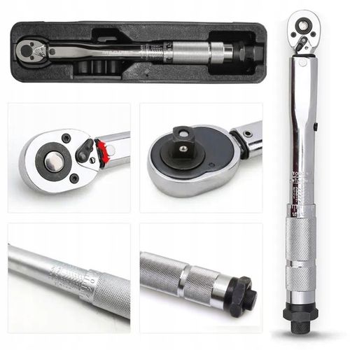 KLUCZ DYNAMOMETRYCZNY Z BLOKADĄ 1/4 5-25 Nm SILVER LERTZ POWER + na Arena.pl