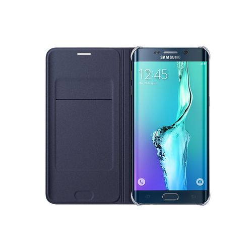 Etui Flip Wallet do Galaxy S6 edge+ (czarny) na Arena.pl