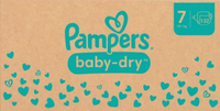 Pampers Baby Dry 15 kg+ rozmiar 7 pieluchy 132 szt.