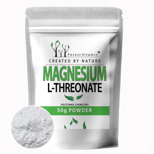 FOREST VITAMIN L-TREONIAN MAGNEZU 50g CZYSTY PROSZEK L-THREONATE MAGNEZ na Arena.pl