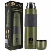 TERMOS TURYSTYCZNY NA HERBATĘ KAWĘ PRÓŻNIOWY SZCZELNY STAL NIERDZEWNA