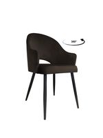 Krzesło obrotowe Velvet podstawa czarna MG05