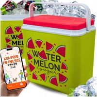 LODÓWKA TURYSTYCZNA 24L IZOLOWANA PRZENOŚNA NA WKŁADY MROŻĄCE PIKNIK PLAŻA