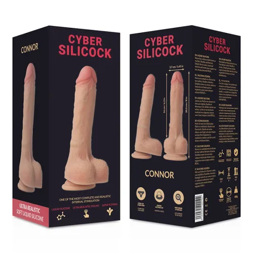 cybersilicock connor silikonowy model anatomiczny z przyssawką 20,5 cm na Arena.pl