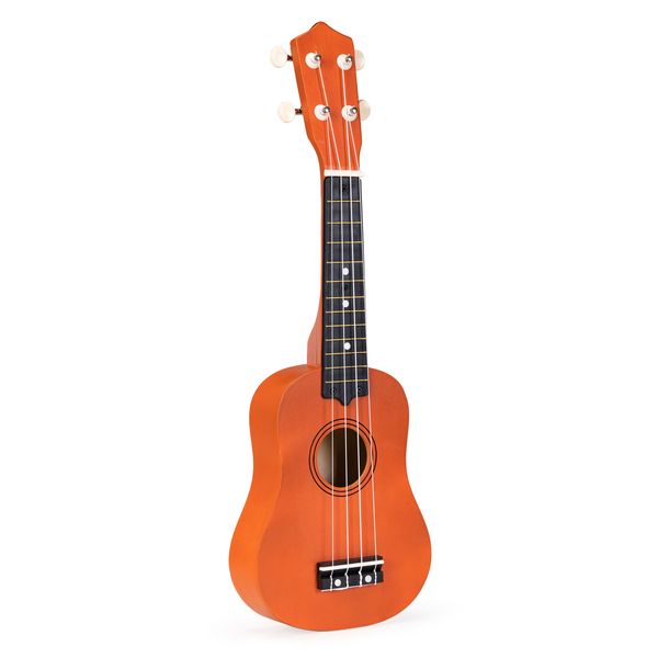 Gitara ukulele dla dzieci drewniana 4 struny nylonowe zdjęcie 3