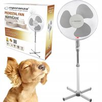 MOCNY STOJACY WIATRAK PODŁOGOWY DO DOMU CICHY WENTYLATOR