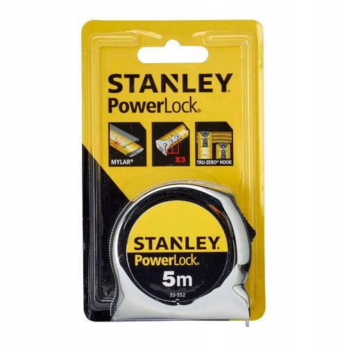 STANLEY Miara Taśma Zwijana Powerlock 5m 33-552 na Arena.pl