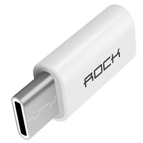ROCK ADAPTER MICRO-USB TO TYPE-C WHITE na Arena.pl