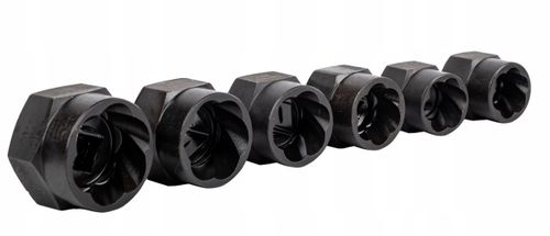 Nasadki do uszkodzonych śrub i nakrętek długie 15 el. zestaw SilverTools na Arena.pl