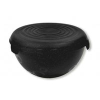 MISKA PLASTIKOWA + POKRYWKA PRACTIC 28 CM 6 L CZARNY