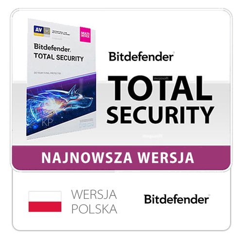 BitDefender Total Security multi-device 5PC / 1Rok na Arena.pl