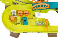 TOR KULKOWY ZJAZD SAMOCHODOWY DINOZAUR PARKING GARAŻ PLAC BUDOWY KOPALNIA