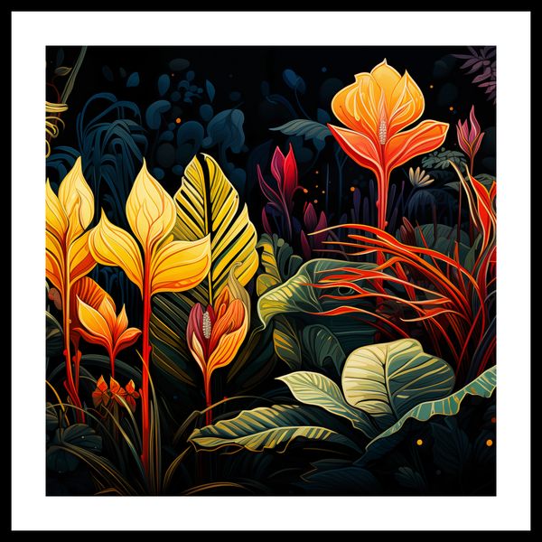 Plakat 60x60cm Tropikalna Symfonia zdjęcie 3