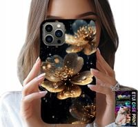 ETUI DO IPHONE 13 PRO MAX - PIĘKNE WZORY KWIATÓW, PLECKI, FUTERAŁ