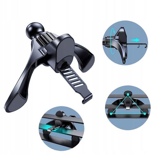 MOCNY UCHWYT SAMOCHODOWY NA TELEFON DO KRATKI na Arena.pl