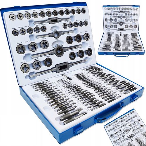 Narzynki gwintowniki kalibrowniki zestaw 110-el. na Arena.pl