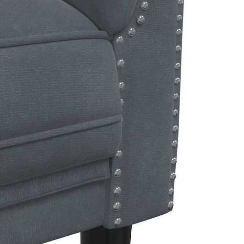 Sofa dwuosobowa, ciemnoszara, aksamit na Arena.pl