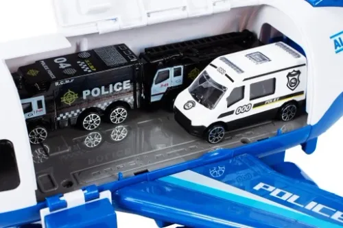 SAMOLOT POLICYJNY INTERAKTYWNY Z POJAZDAMI POLICJA LOTNISKO OTWIERANY na Arena.pl