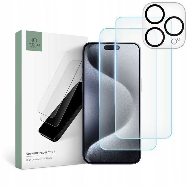 Szkło hartowane do Apple iPhone 16 Pro 3 szt. zdjęcie 8