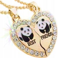 NASZYJNIK PRZYJAŹNI best friends PANDA - 2 sztuki