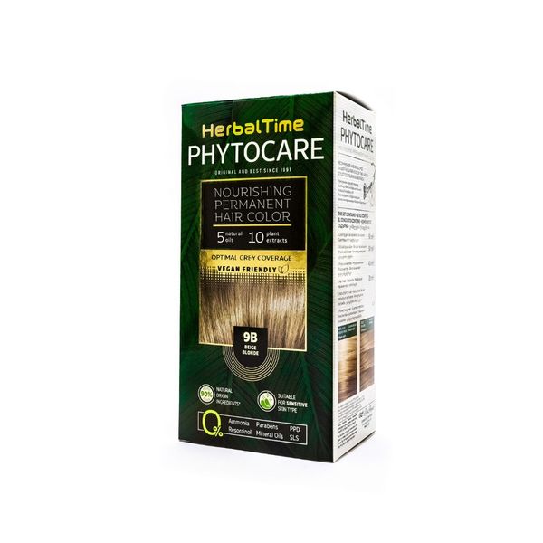 HERBAL TIME Phytocare Farba do włosów naturalna 9B Beige Blonde zdjęcie 1