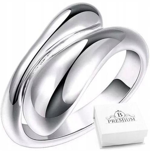 Srebrny Pierścionek Srebro 925 Szeroki Regulowany na Arena.pl