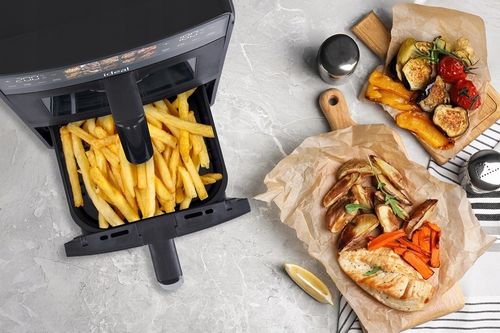 FRYTKOWNICA BEZTŁUSZCZOWA AIR FRYER IDEAL PODWÓJNA 10L DWUKOMOROWA na Arena.pl